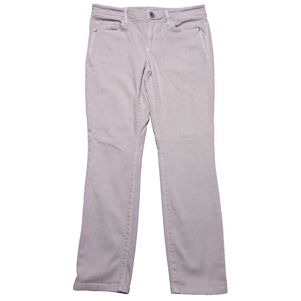J Jill Denim Authentic Fit Slim Ankle Lavender - Women 2 Petite